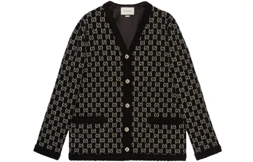 GUCCI GG jacquard Cardi coat