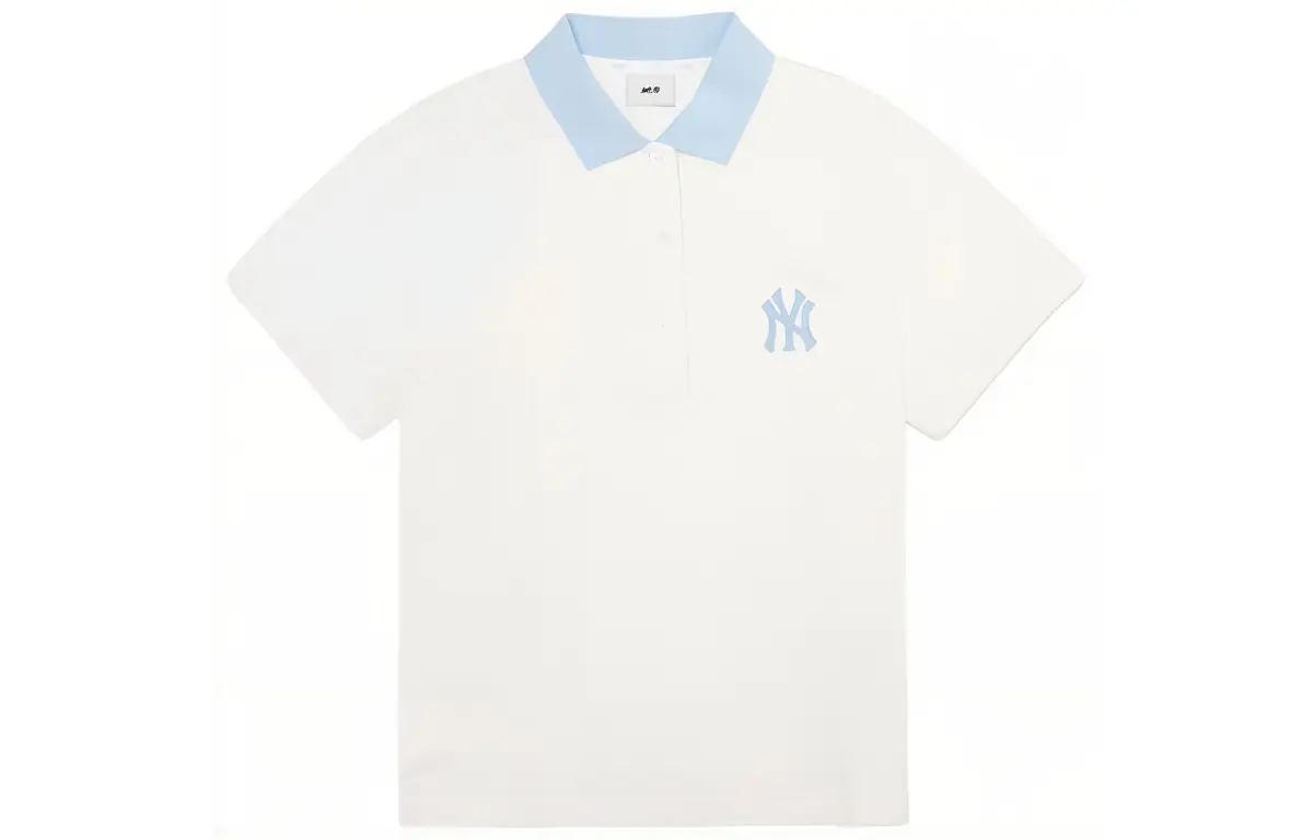MLB Basic Logo Polo Shirt Women's White
