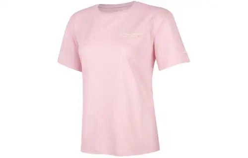 Skechers Drop Shoulder Sleeve T Shirt Women's Fairy Tale Pink