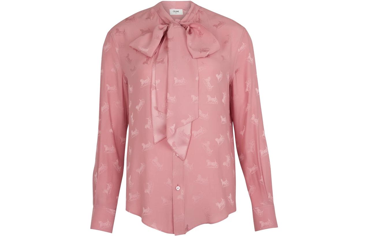 CELINE Shirts Women's Pink Moderate
