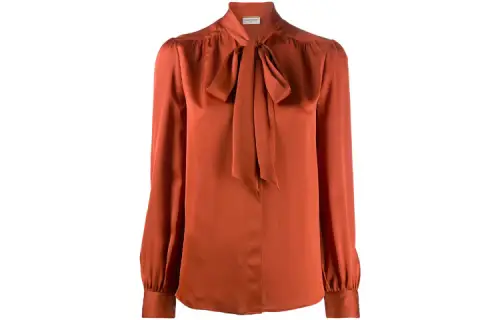 SAINT LAURENT Shirt Women's Orange