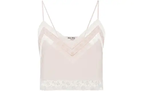 MIU MIU Camisoles Women's Pink Moderate Other