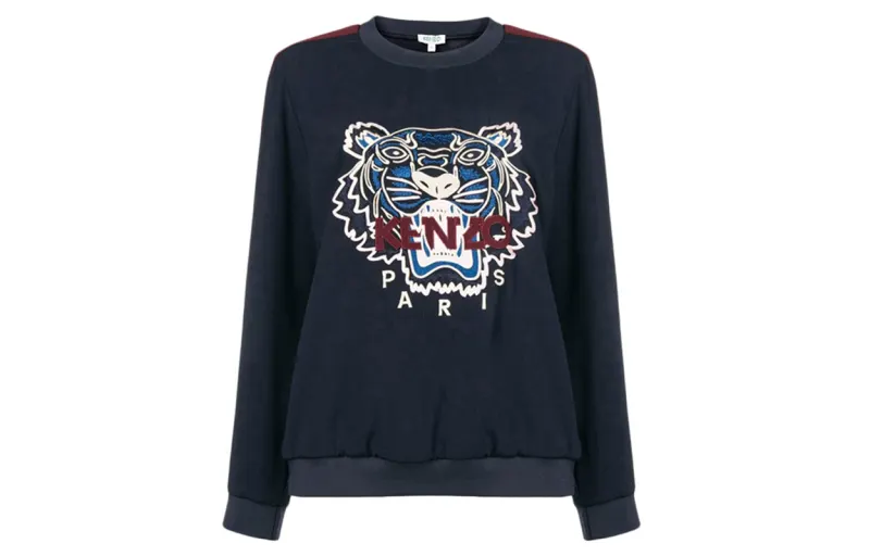 Kenzo tiger embroidered sweatshirt