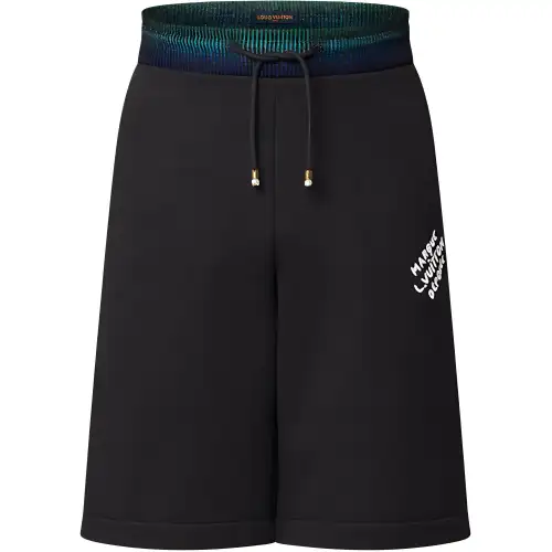 Lv Cotton Jersey College Shorts