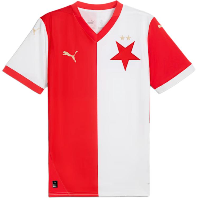 PUMA SK Slavia SS24 Home Jersey Men Soccer Jersey Men's Red