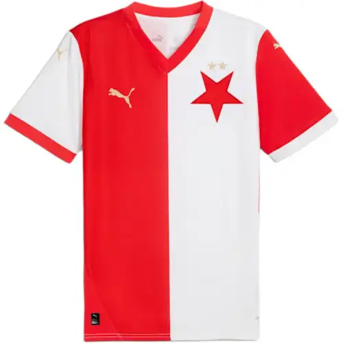 PUMA SK Slavia SS24 Home Jersey Men Soccer Jersey Men's Red