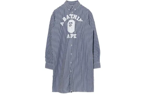 A BATHING APE Shirts Women's Square Collar Moderate Shirt
