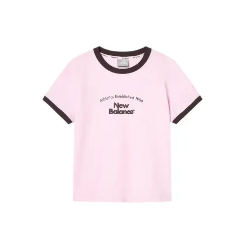New Balance SLIM FIT1906 T Shirt Women's 25 Pink