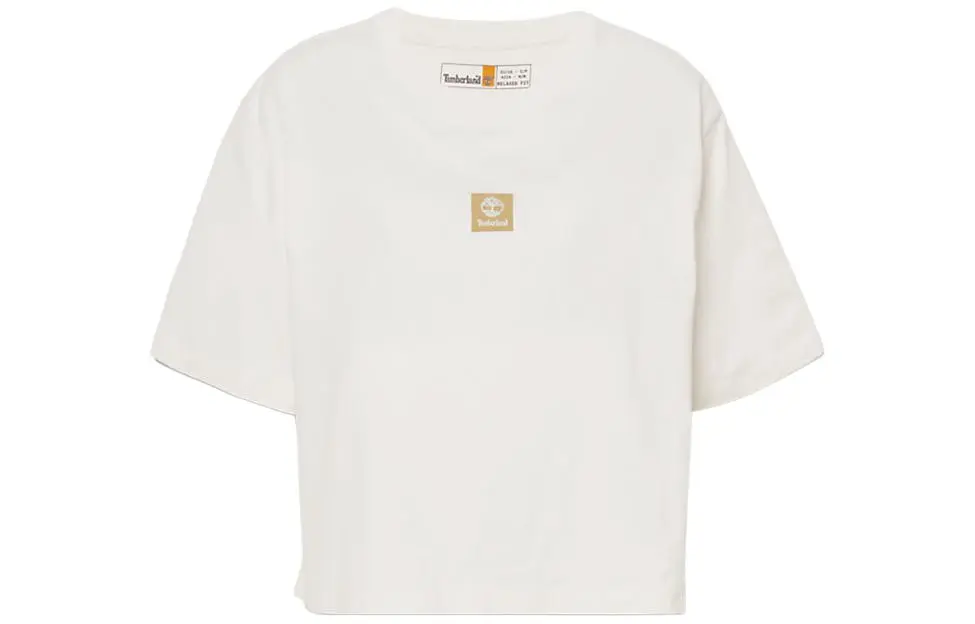 Timberland Drop Shoulder Sleeve T Shirt Women's White