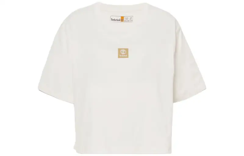 Timberland Drop Shoulder Sleeve T Shirt Women's White