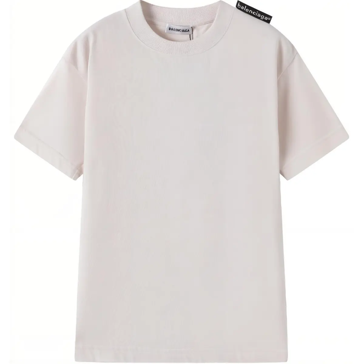 Balenciaga T Shirt Women's Beige Regular Fit