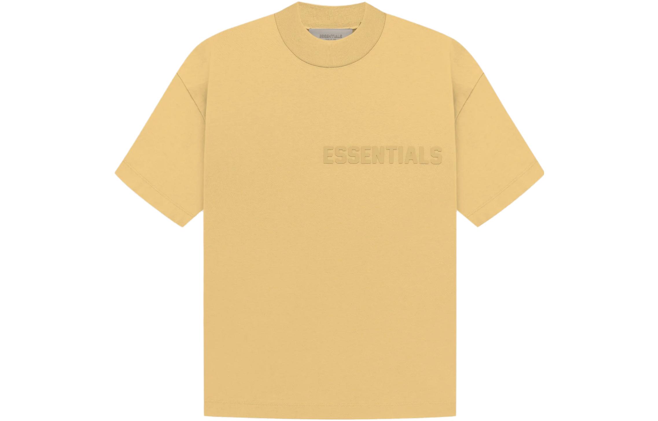Женская футболка Fear of God Essentials Drop2 SS23 Womens Essential SS Tee (желтая)