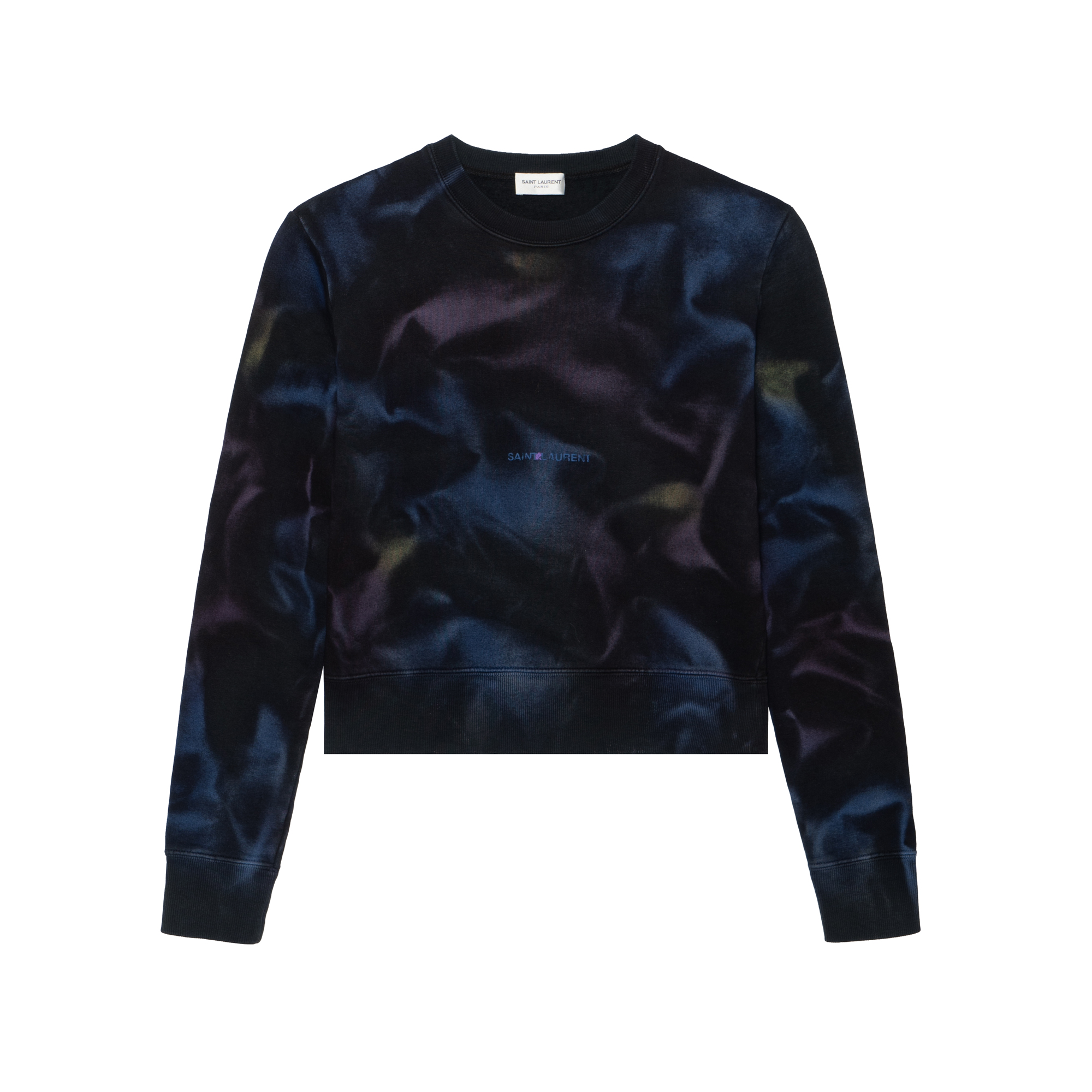 Женский свитшот SAINT LAURENT Logo (черный)