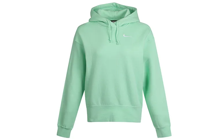 Nike Sweatshirts Women's Green Hooded Moderate Regular