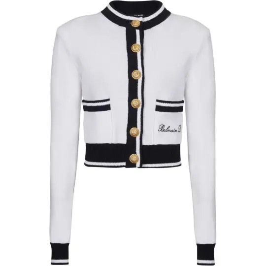 BALMAIN Signature Knit Cardigan