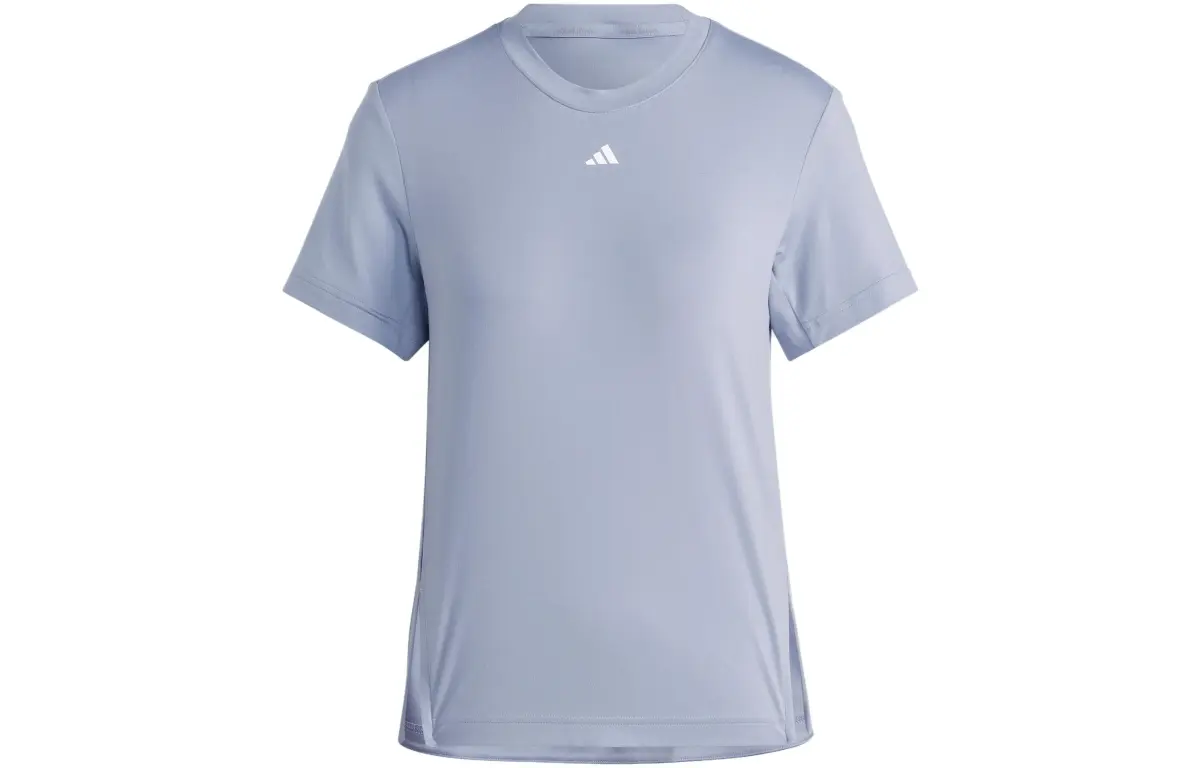 Adidas T Shirt Women's Silver Gray Violet