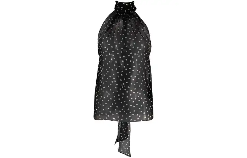 SAINT LAURENT SS21 Camisole Women's Black
