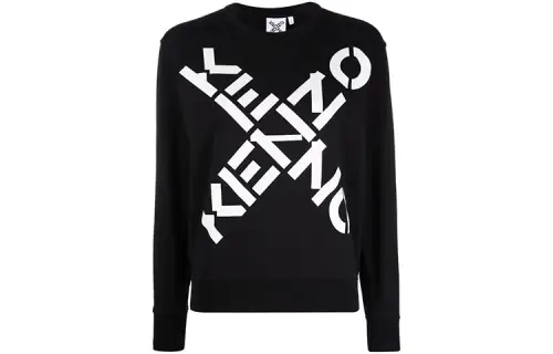 KENZO Sweatshirts Women's Black Crew Neck Moderate Other