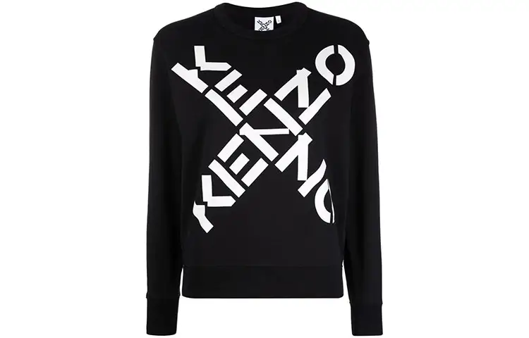 KENZO Sweatshirts Women's Black Crew Neck Moderate Other