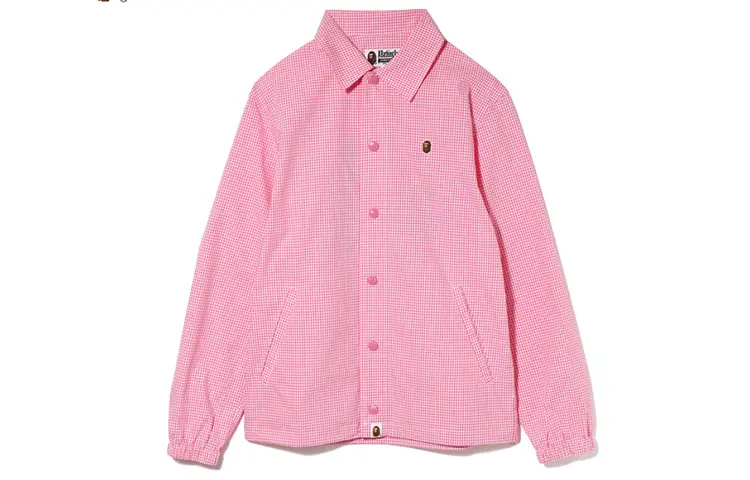 A BATHING APE Shirts Women's Polo Collar Moderate Shirt