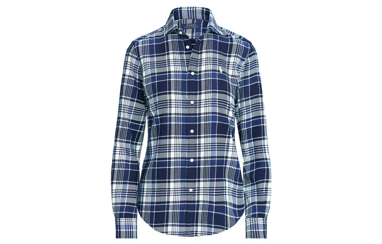 Polo Ralph Lauren SS22 Shirt Classic Version Women's Marine Blue