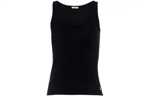MIU MIU Camisoles Women's Black Moderate Straight Fit
