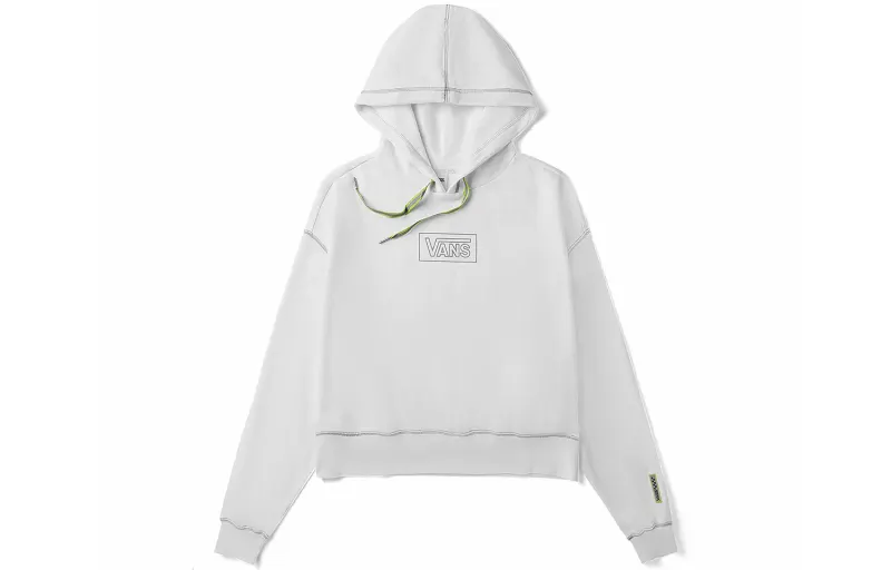 Vans Sweatshirts Women's White Hooded Moderate Regular