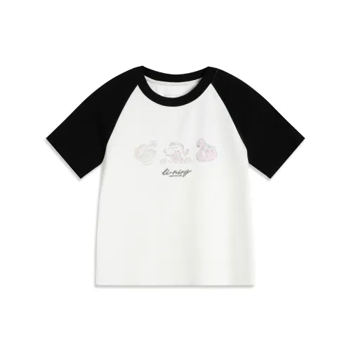 Li Ning x LEAGUE OF LEGENDS T Shirt Women's Ivory/Black