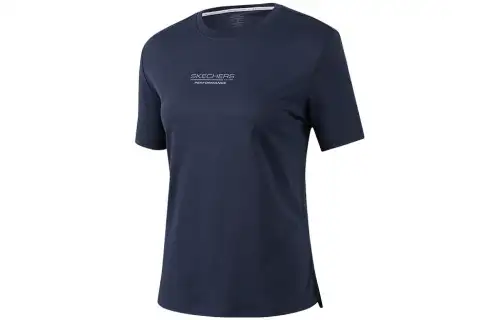 Skechers T Shirts Women's Crew Neck Moderate Straight Fit