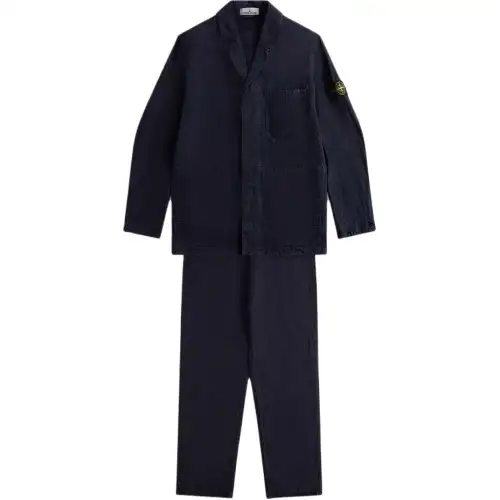 STONE ISLAND Business Suit Unisex Blue