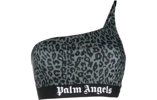 PALM ANGELS Strapless Tops Women's Black