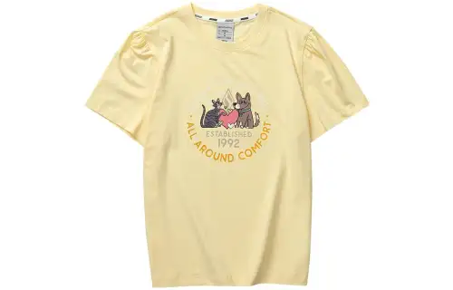 Skechers T Shirts Women's Crew Neck Moderate Straight Fit