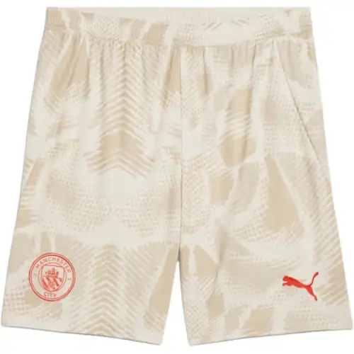 PUMA Manchester City 24/25DRYCELL SS24 Soccer Bottom Men's Beige