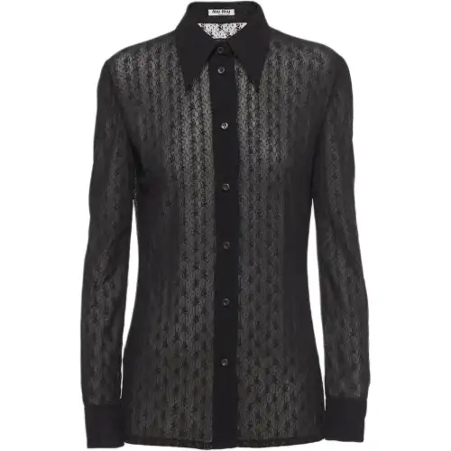 MIU MIU SS22 Shirt Women's Black