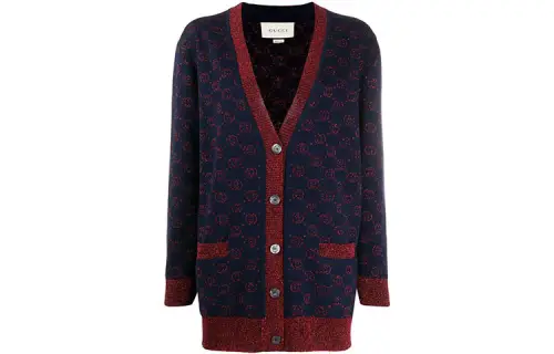 GUCCI Women's Cardigan Blue