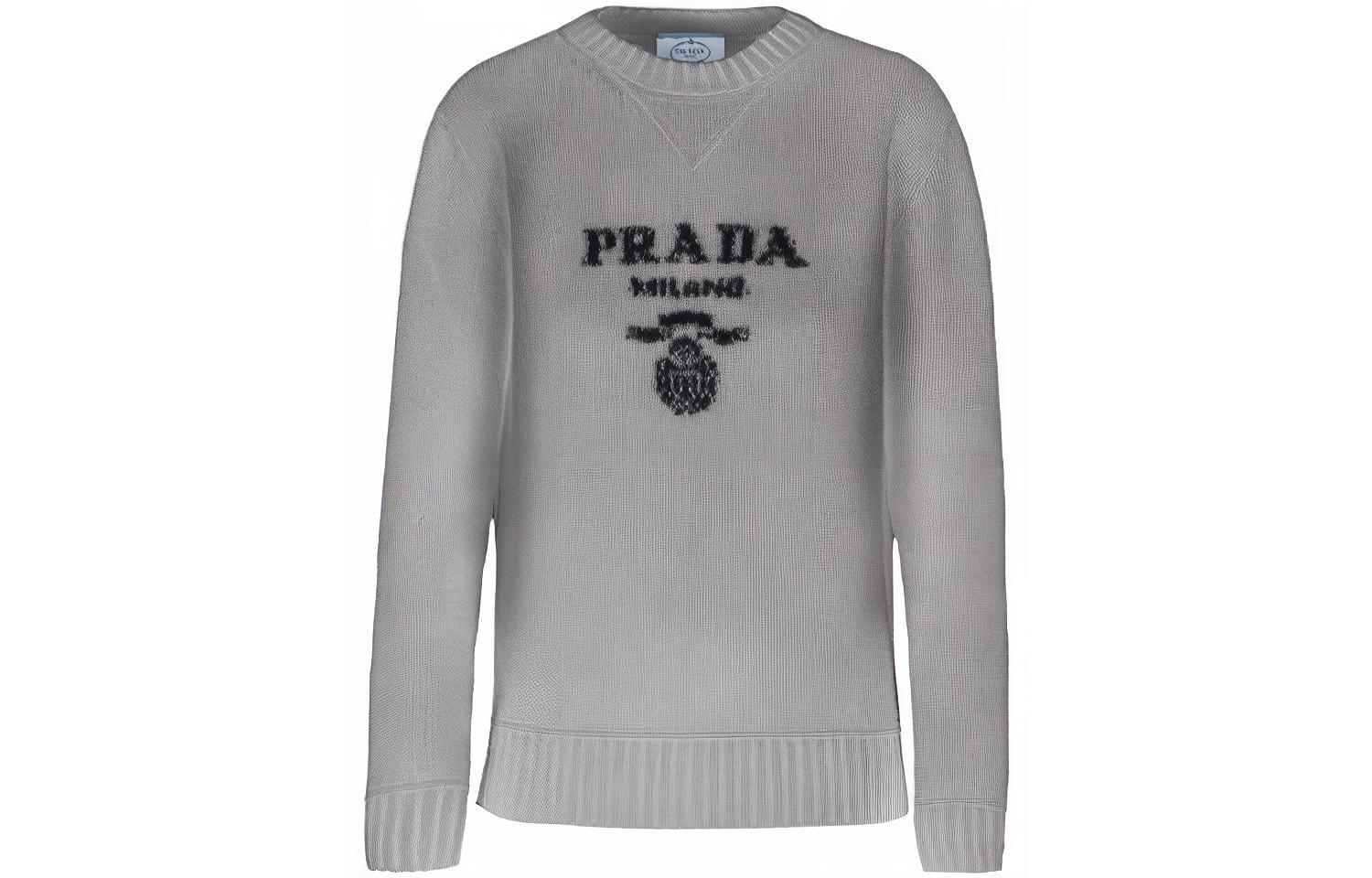 【Previous Season】logo-intarsia cashmere-wool jumper