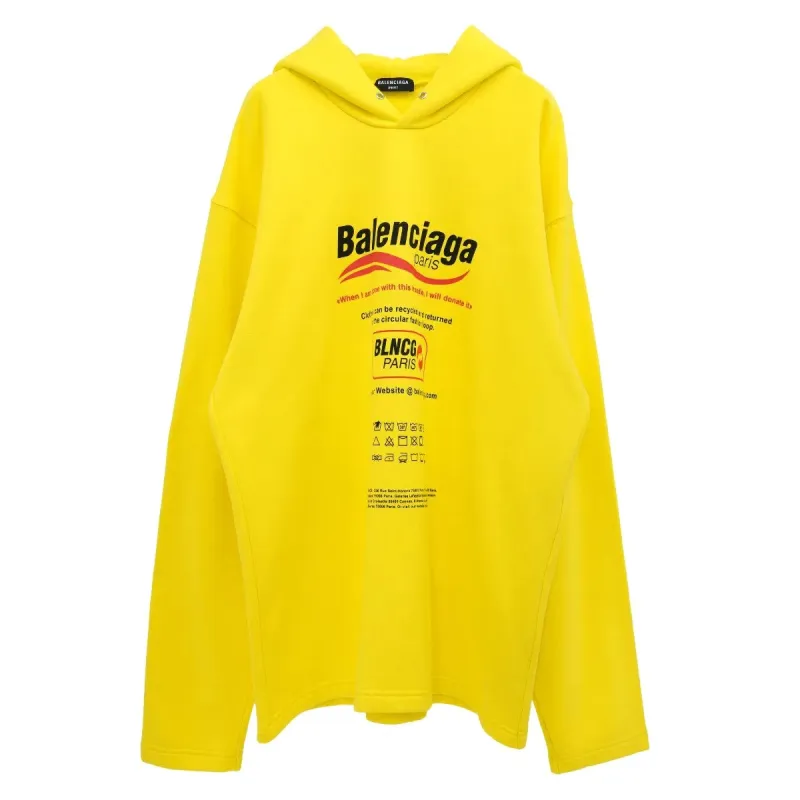 Balenciaga Sweatshirt Loose Fit Women's Yellow