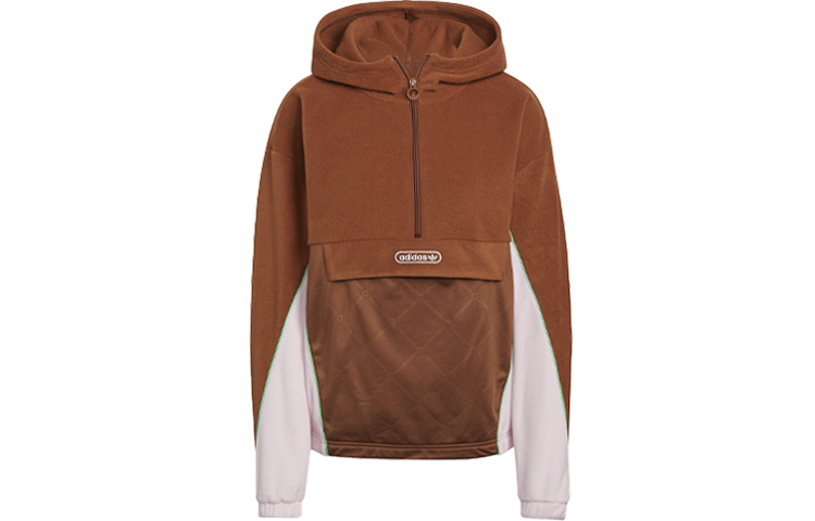 Женское худи adidas originals Hoodie (коричневое)