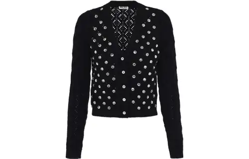 MIU MIU FW22 Cashmere Sweater Women's Black