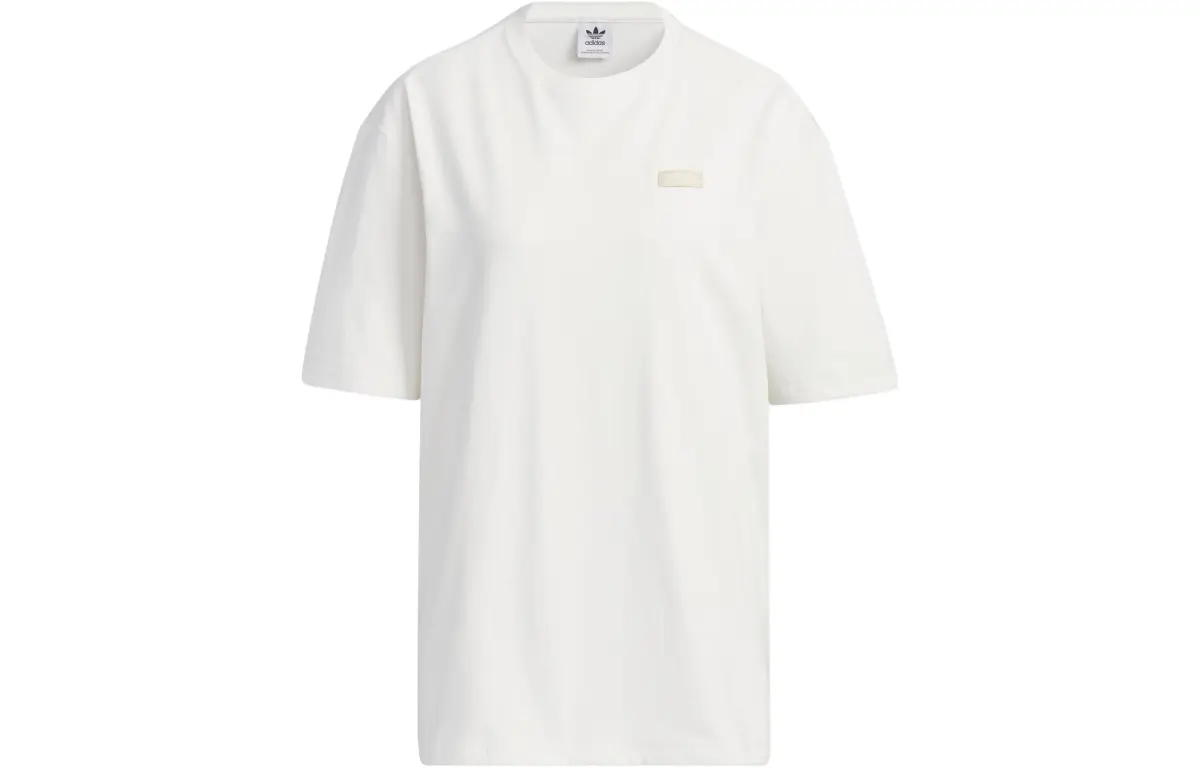 Adidas Originals Drop Shoulder Sleeve T Shirt Women's White