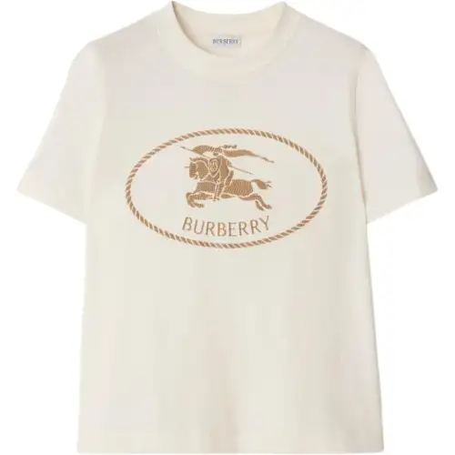 Burberry Knight Stamp Crewneck T-Shirt