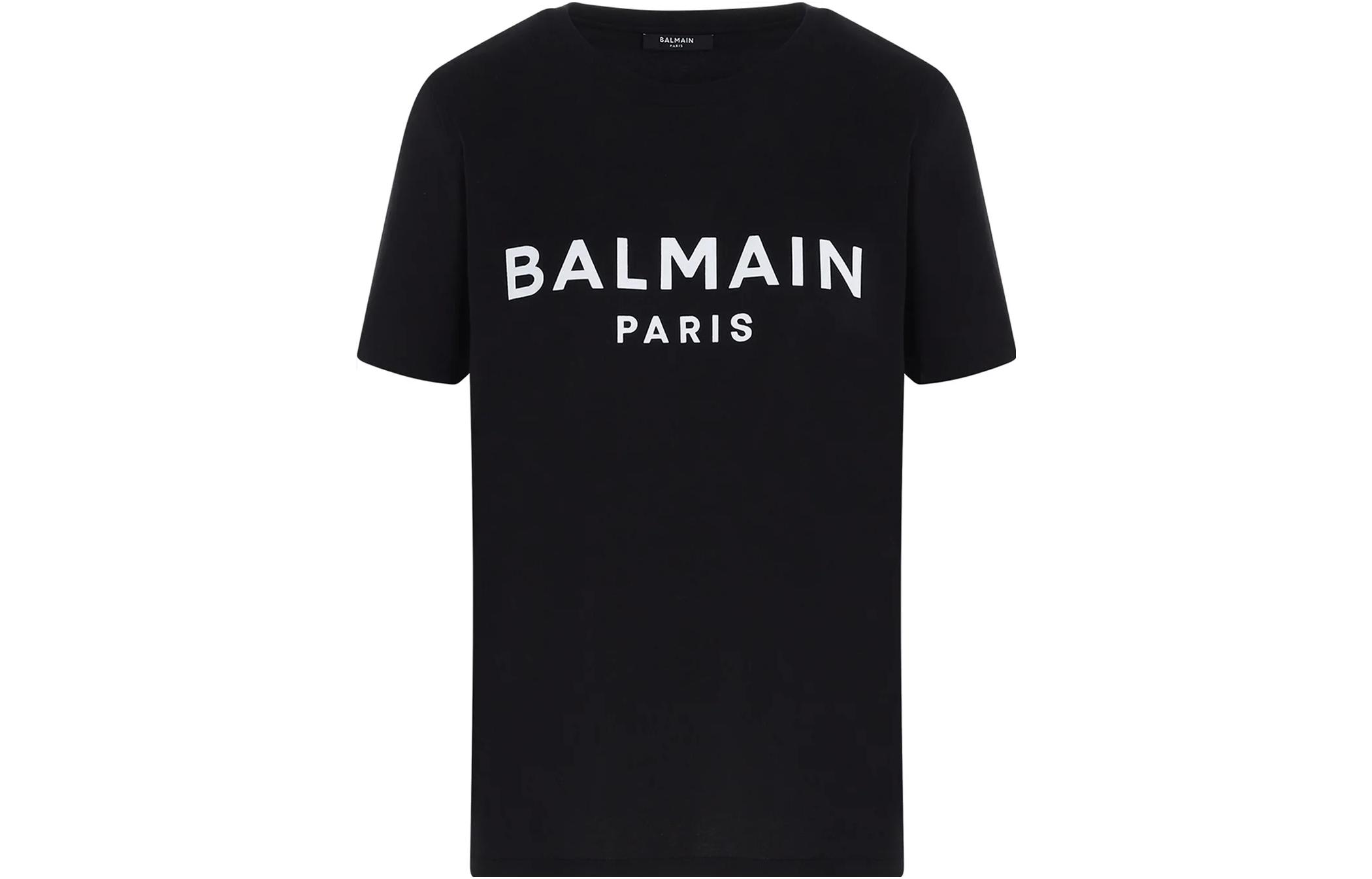 Женская футболка BALMAIN SS23 (черный)