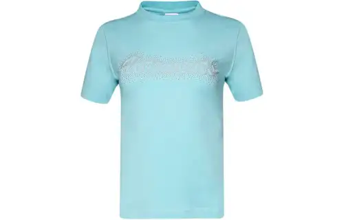 Vetements rhinestone-logo crew neck T-shirt