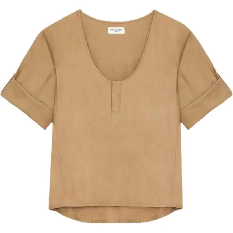 SAINT LAURENT Shirt Women's Beige