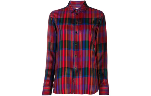 SAINT LAURENT Checked Tailored Shirt