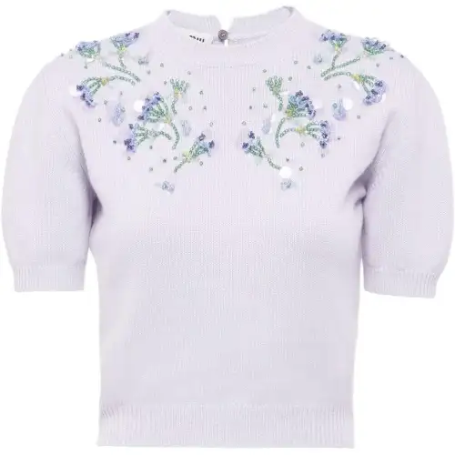MIU MIU Sweater Women's Light Purple