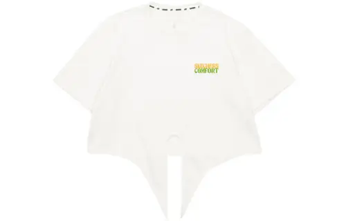 Skechers Drop Shoulder Sleeve T Shirt Women's Marshmallow White