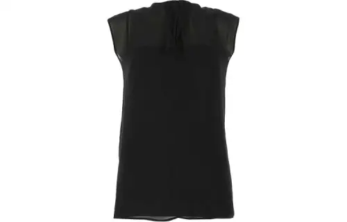 PRADA Shirts Women's Black V Neck Moderate Shirt
