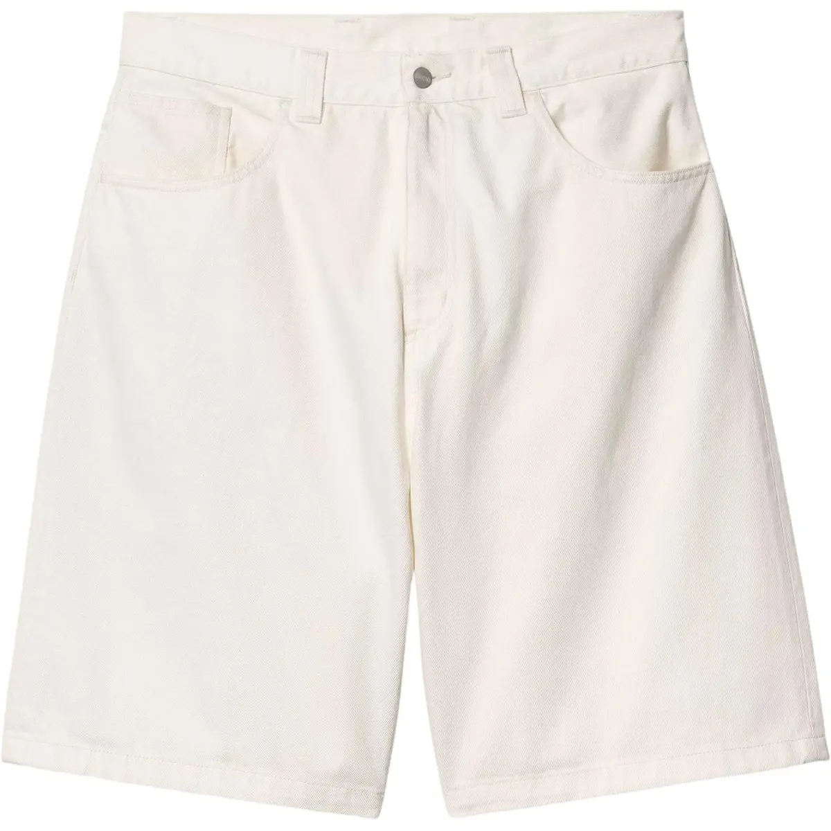 Carhartt WIP Logo Patch Knee Length Denim Shorts