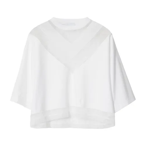 Burberry Cropped Cotton Top